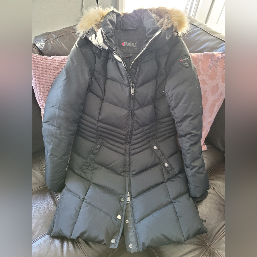 Ladies Pajar Down Parka - Faux Fur